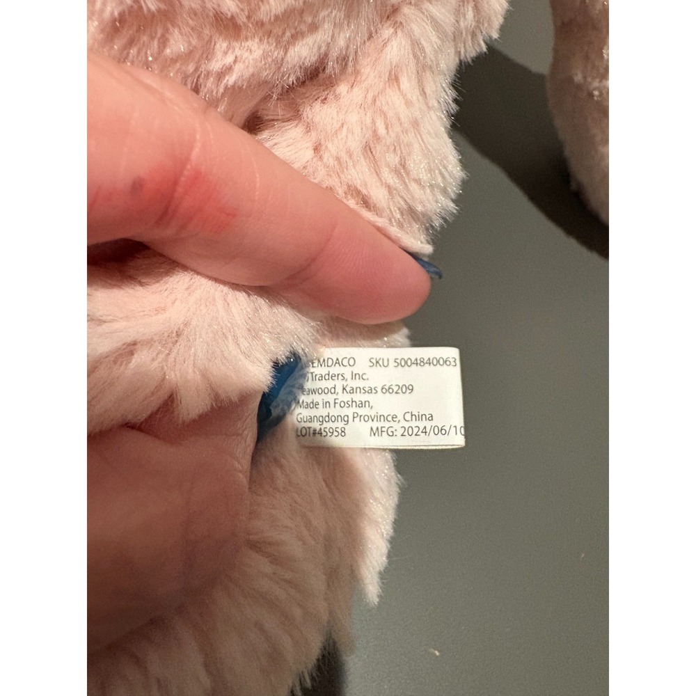 NWT DEMDACO "My First Teddy Bear" Pink 16" Plush Stuffed Animal Baby Shower Gift - Picture 9 of 11
